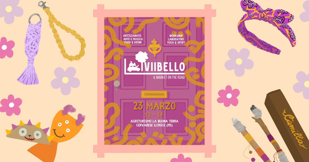 Domenica 23 Marzo partecipa ai laboratori creativi di Liviibello, il market nel parco dell’agriturismo!